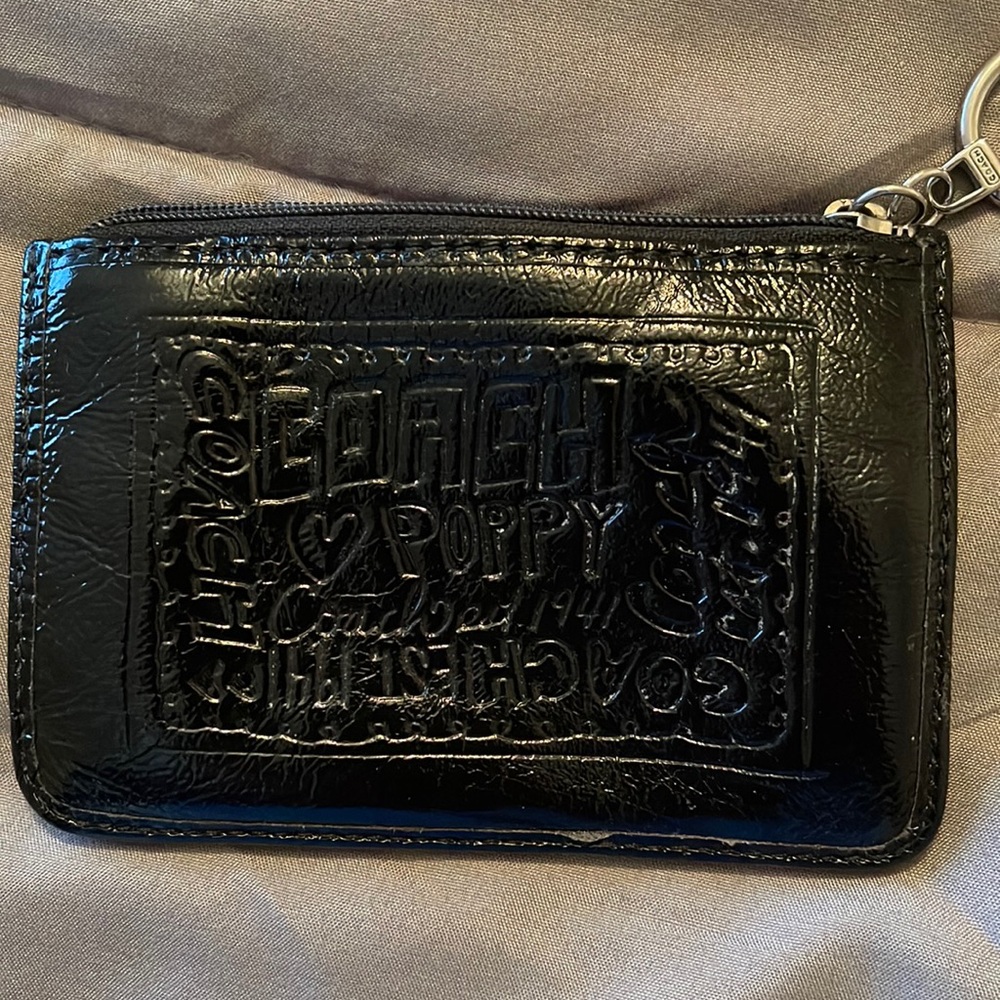 Coach Poopy small black bag